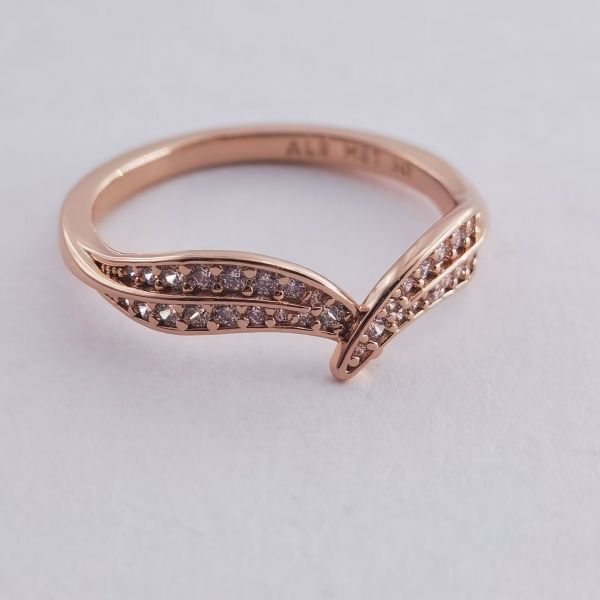 Rose Goldplated AAA GRADE S925 ALE Regal Crown Rings