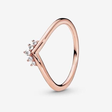 Rose Goldplated AAA GRADE S925 ALE Regal Crown Rings