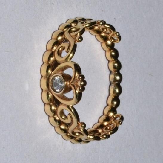 18k Gold-plated AAA GRADE S925 ALE Regal Crown Rings