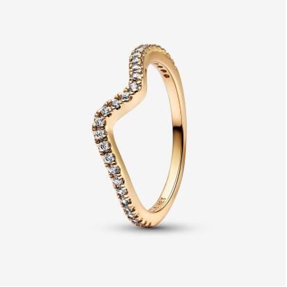 18K Gold-plated 5A CZ AAA GRADE S925 ALE Sparkling Rings