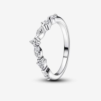 5A CZ AAA GRADE S925 ALE Sparkling Rings