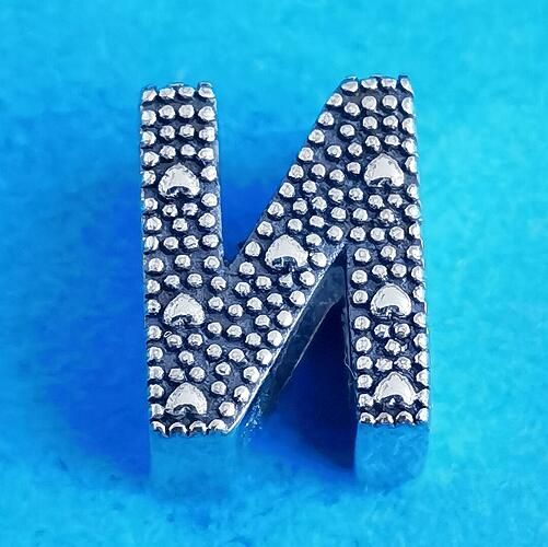 AAA GRADE S925 ALE Letter Beads