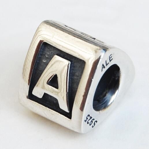 AAA GRADE S925 ALE Letter Beads