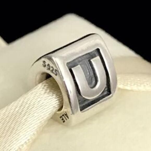 AAA GRADE S925 ALE Letter Beads