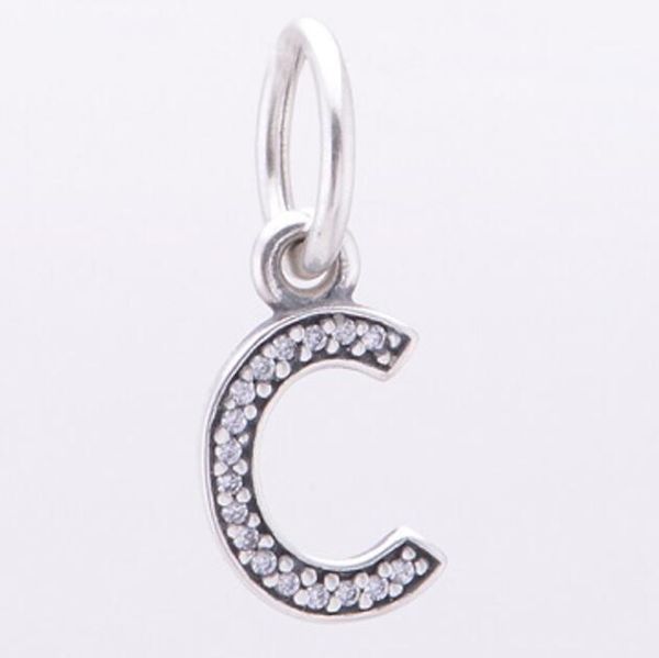 AAA GRADE S925 ALE Letter Dangles