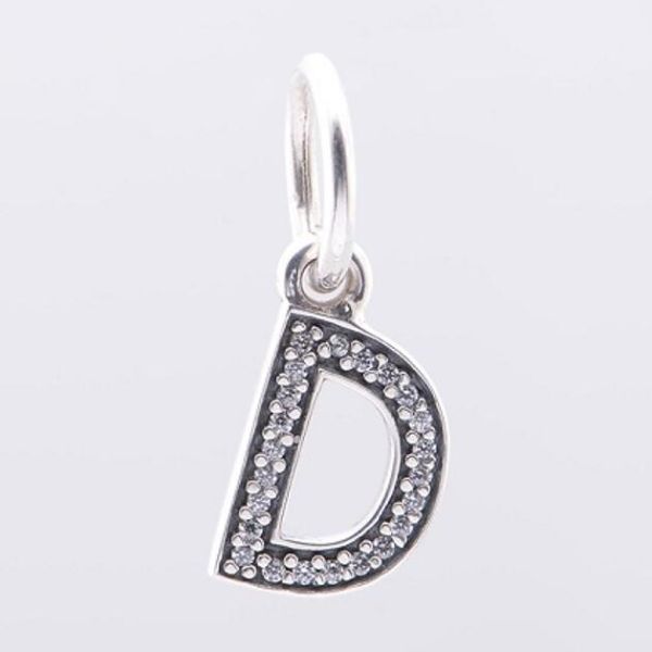 AAA GRADE S925 ALE Letter Dangles