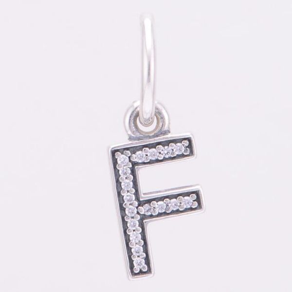 AAA GRADE S925 ALE Letter Dangles