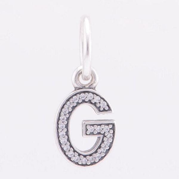 AAA GRADE S925 ALE Letter Dangles