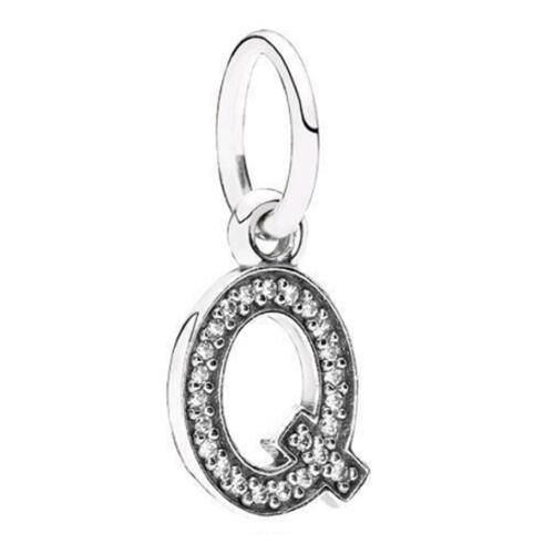AAA GRADE S925 ALE Letter Dangles