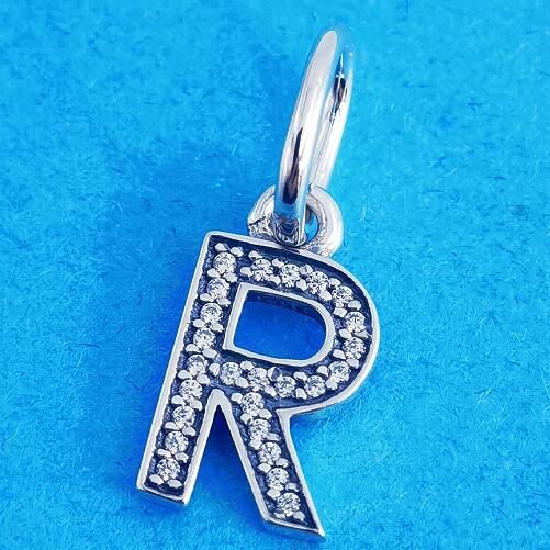 AAA GRADE S925 ALE Letter Dangles