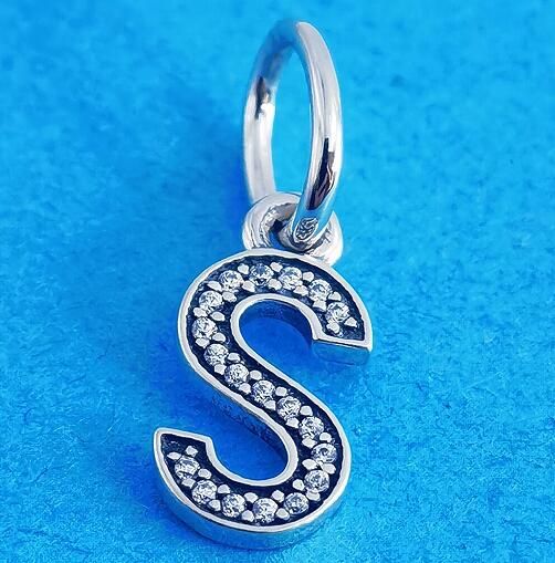 AAA GRADE S925 ALE Letter Dangles