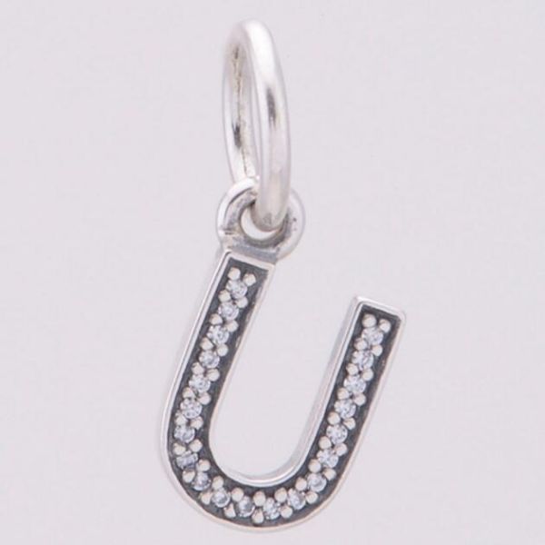 AAA GRADE S925 ALE Letter Dangles