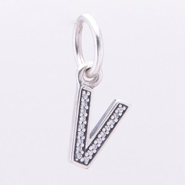 AAA GRADE S925 ALE Letter Dangles