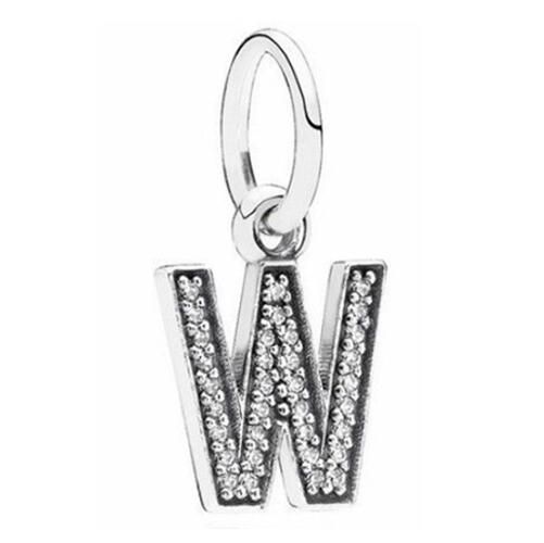 AAA GRADE S925 ALE Letter Dangles