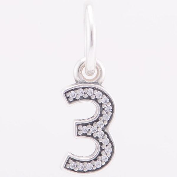 AAA GRADE S925 ALE Number Dangles