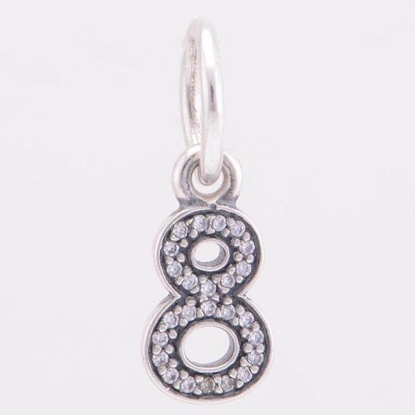 AAA GRADE S925 ALE Number Dangles