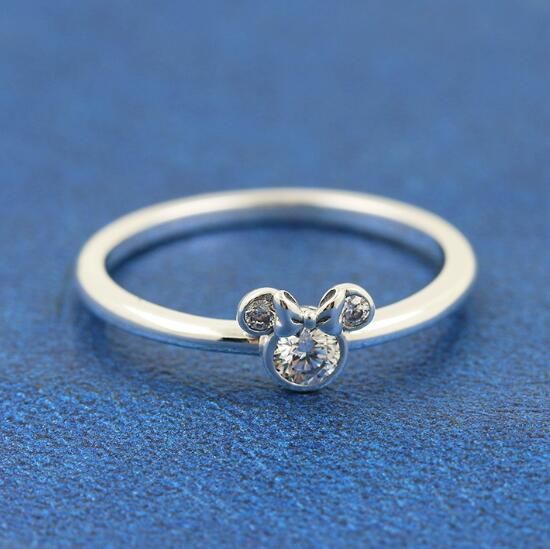 Clear-5A-CZ AAA GRADE S925 ALE Rings