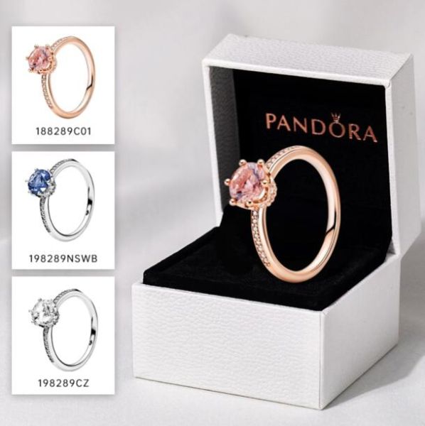 Pink-5A-CZ Rose AAA GRADE S925 ALE Rings