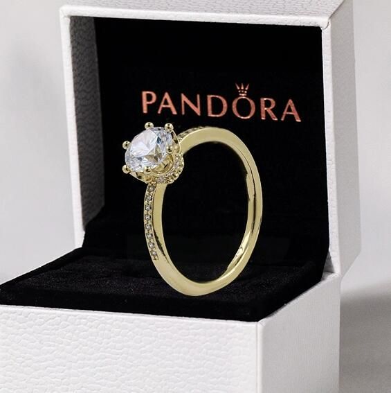 Clear-5A-CZ Goldplated AAA GRADE S925 ALE Rings
