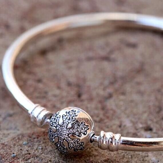 Auth Original Thailand 925 Sterling Silver Bangle