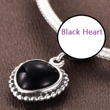 Black Enamel Heart Accessories-AAA GRADE