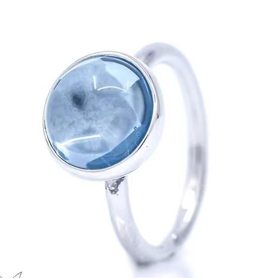 Blue-Crystal AAA GRADE S925 ALE Rings
