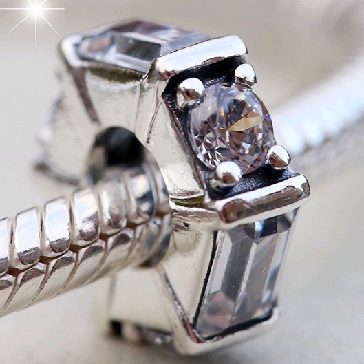 AAA GRADE S925 ALE Sterling Silver Spacer Charms