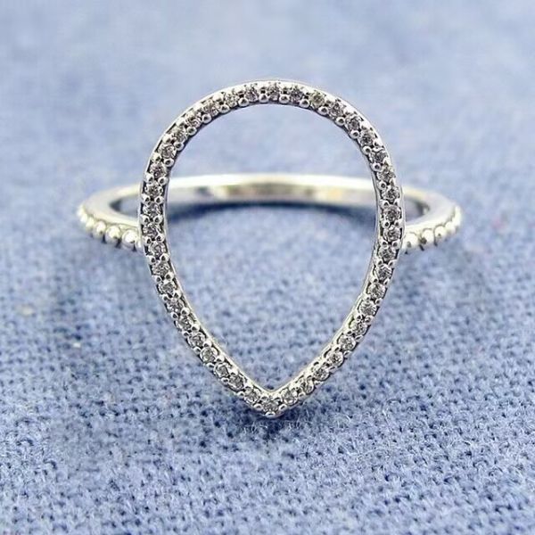 Clear-5A-CZ AAA GRADE S925 ALE Rings