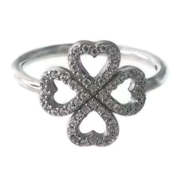 Clear-5A-CZ AAA GRADE S925 ALE Rings