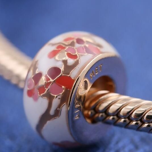 AAA GRADE Rose Gold Plated Spacer Charms