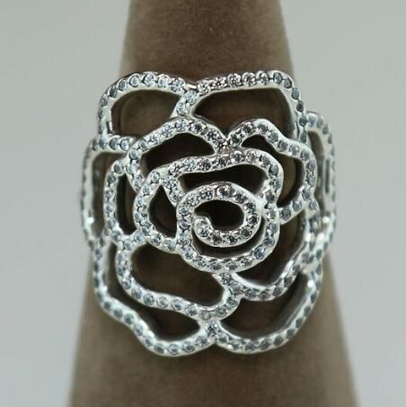 5A-Clear CZ AAA GRADE S925 ALE Rings