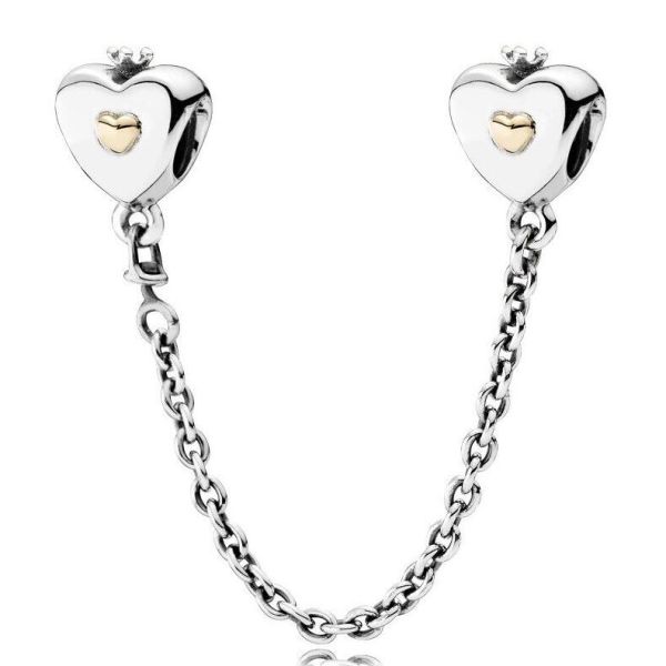 AAA GRADE 18K Goldplated Safety Chain 
