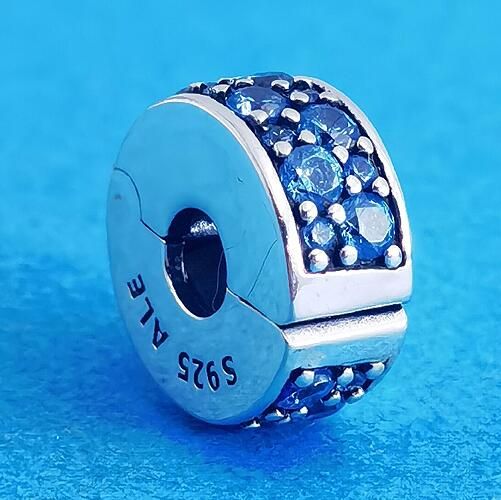 AAA GRADE S925 ALE Sterling Silver Charm Clips