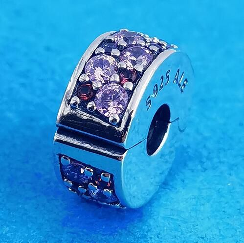 AAA GRADE S925 ALE Sterling Silver Charm Clips