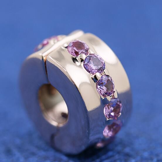 AAA GRADE Rose Gold Plated Charm Clips