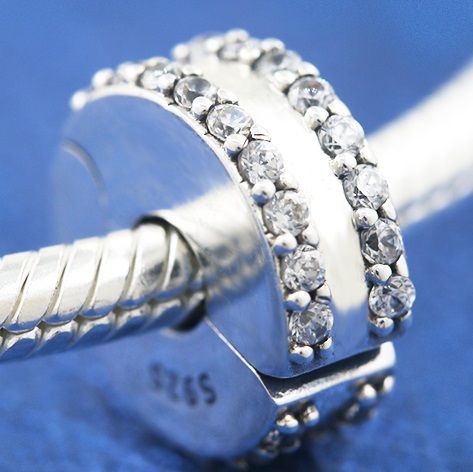 AAA GRADE S925 ALE Sterling Silver Charm Clips