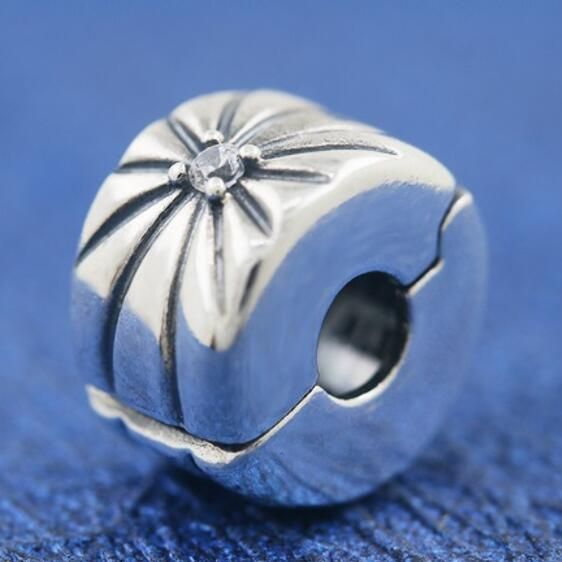 AAA GRADE S925 ALE Sterling Silver Charm Clips