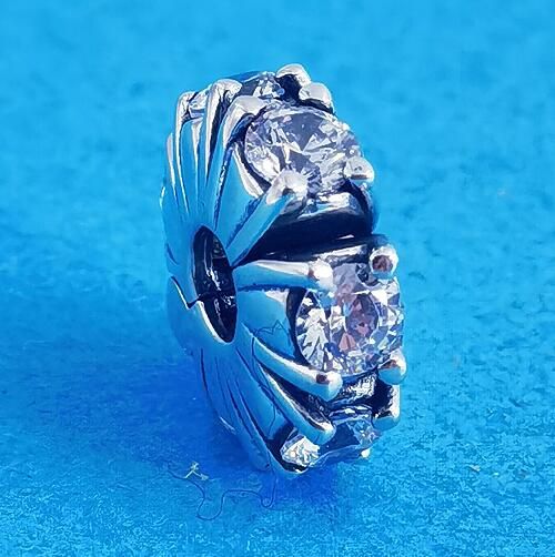 AAA GRADE S925 ALE Sterling Silver Charm Clips