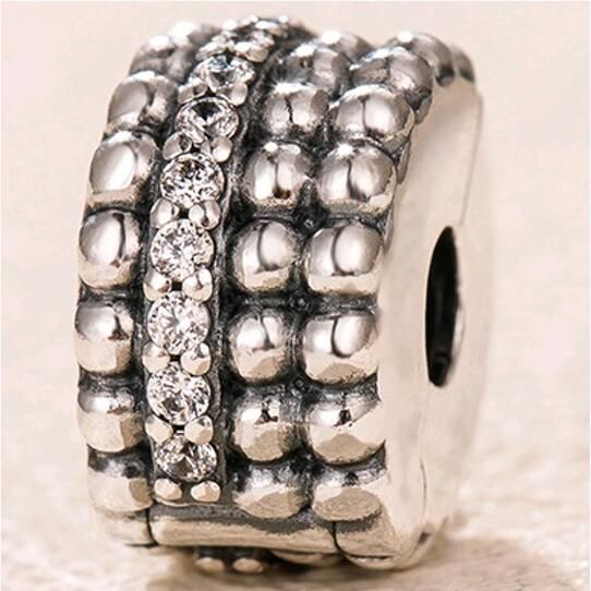 AAA GRADE S925 ALE Sterling Silver Charm Clips