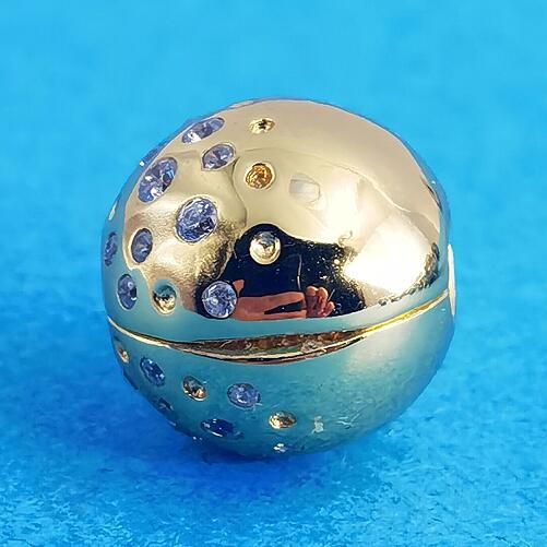 AAA GRADE 18K Gold Plated Charm Clips