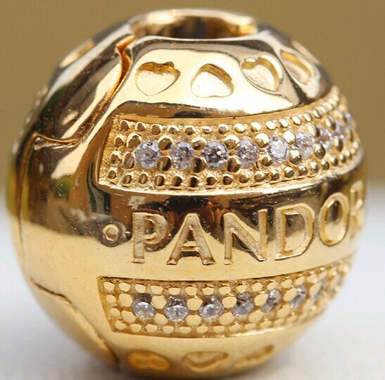 AAA GRADE 18K Gold Plated Charm Clips