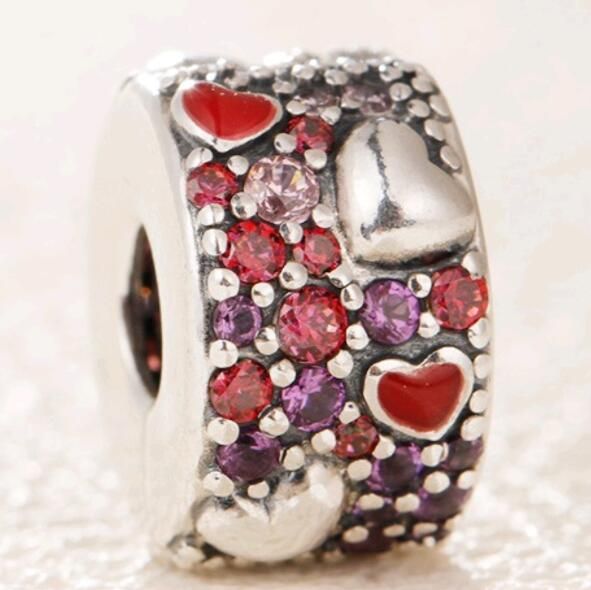 AAA GRADE S925 ALE Sterling Silver Charm Clips