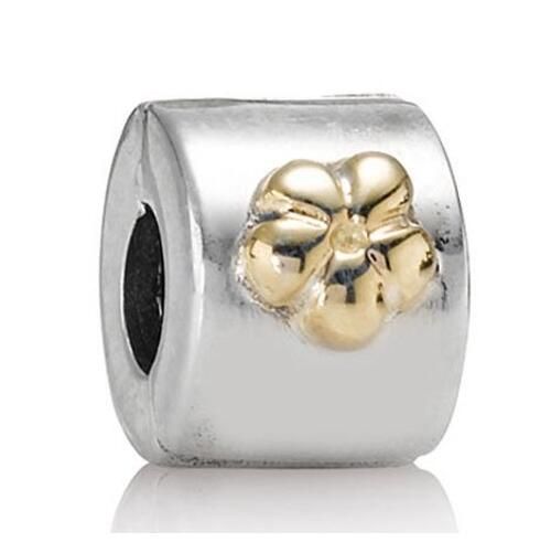 AAA GRADE 18K Gold Plated Charm Clips