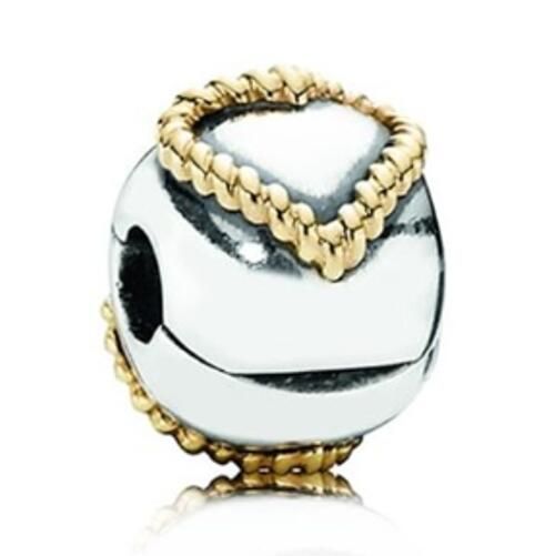 AAA GRADE 18K Gold Plated Charm Clips