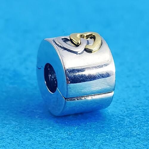 AAA GRADE 18K Gold Plated Charm Clips