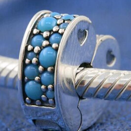 AAA GRADE S925 ALE Sterling Silver Charm Clips