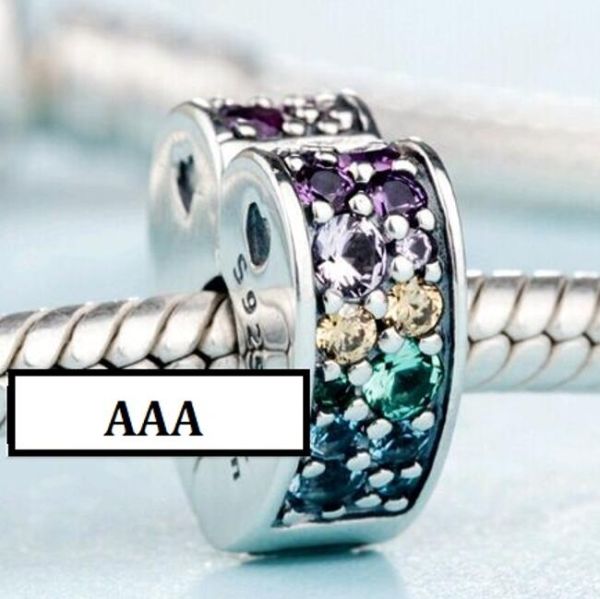 AAA GRADE S925 ALE Sterling Silver Charm Clips