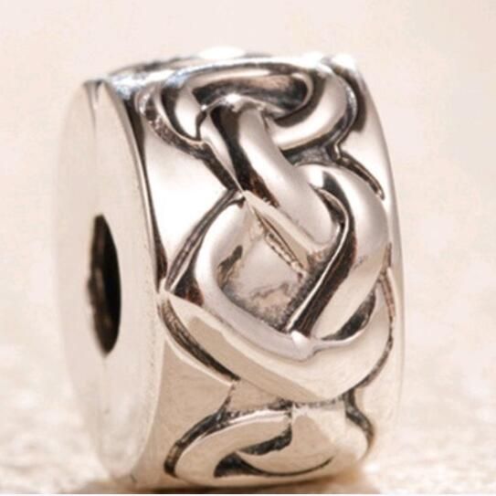 AAA GRADE S925 ALE Sterling Silver Charm Clips