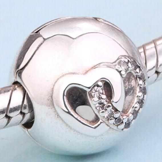 AAA GRADE S925 ALE Sterling Silver Charm Clips