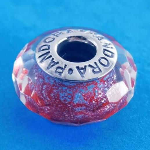 2PCS S925 ALE Sterling Silver Murano Promotion